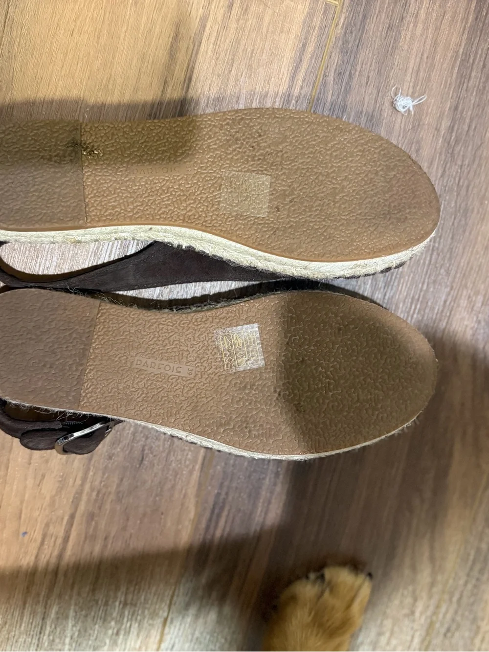Brown Suede Espadrilles